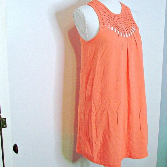 Francesca's Alya Lattice Top A LIne Summer Dress - Picture 3 of 12